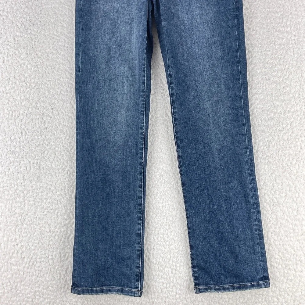 Liverpool Los Angeles Blue Denim Straight Leg Jeans Womens Mid-Rise‎ Size 25